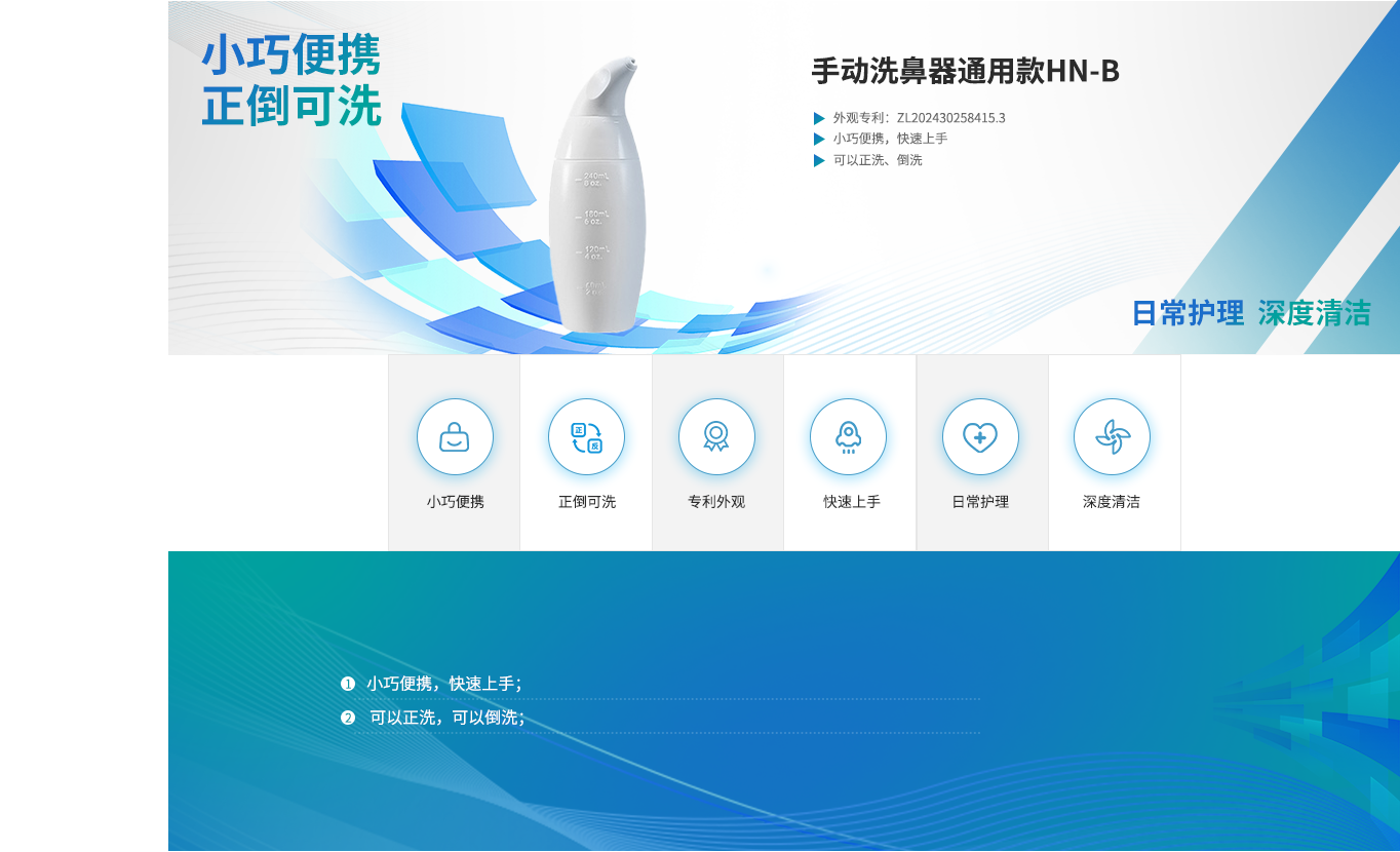 手动洗鼻器通用款HN-B